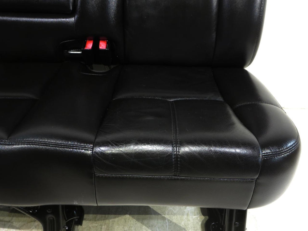 2007 - 2013 Chevy Avalanche Rear Seats Black Leather #570i | Picture # 4 | OEM Seats