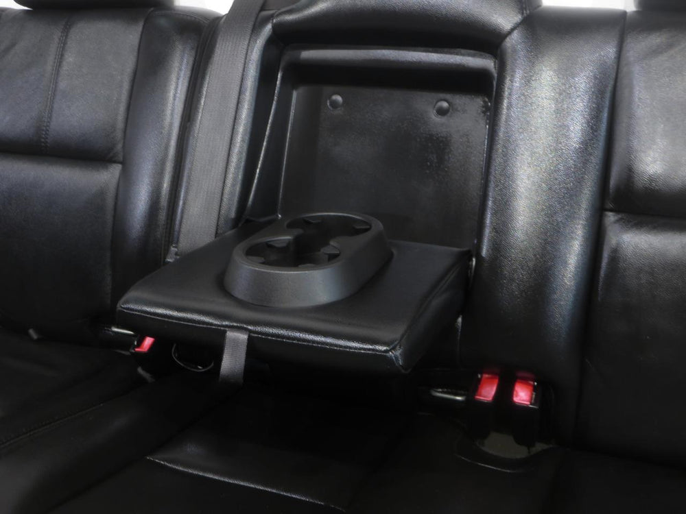 2007 - 2013 Chevy Avalanche Rear Seats Black Leather #570i | Picture # 10 | OEM Seats