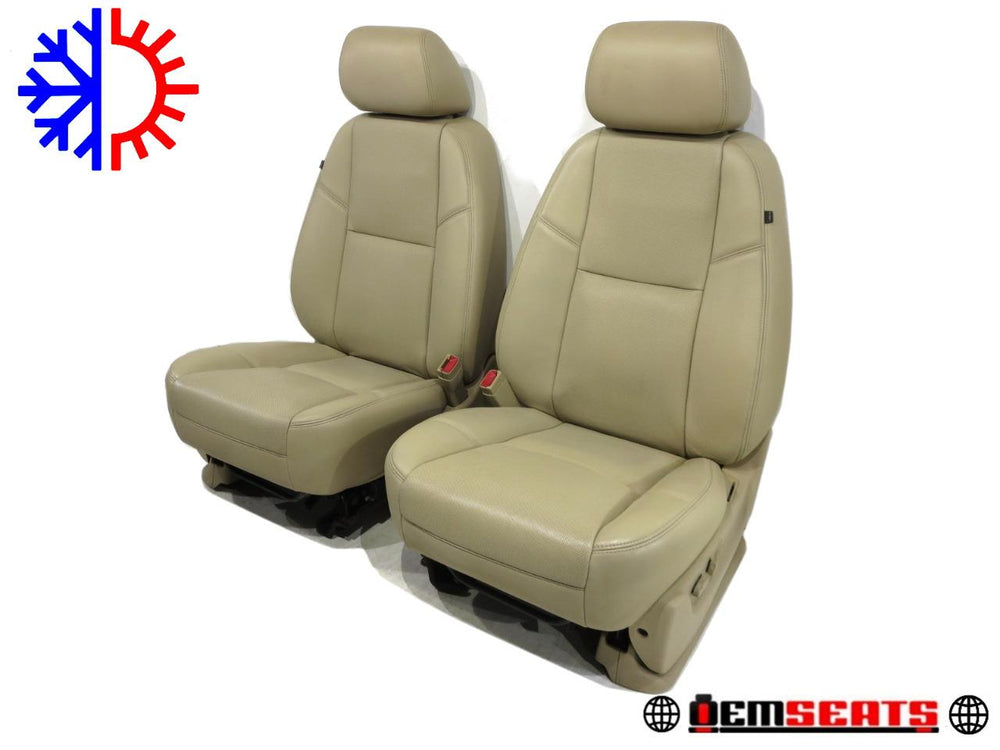 2007 - 2014 Cadillac Escalade Seats Tan Heated & Cooled Gm Oem #580i | Picture # 1 | OEM Seats