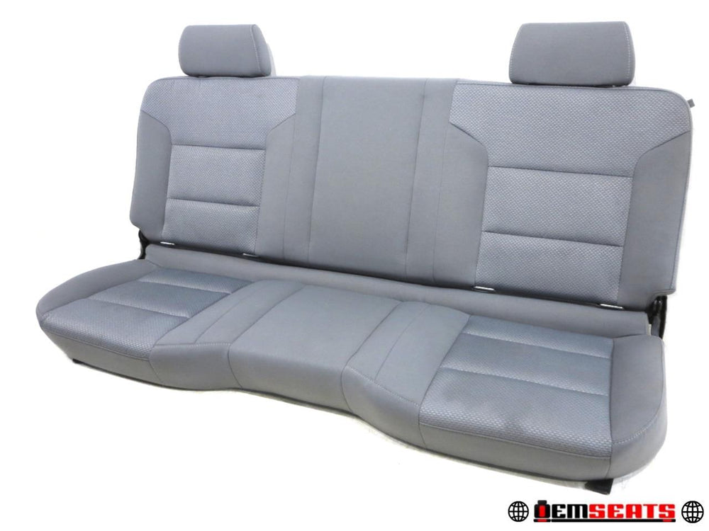 2014 - 2018 Chevrolet Silverado Rear Seats Grey Cloth Extended Cab #584i | Picture # 1 | OEM Seats