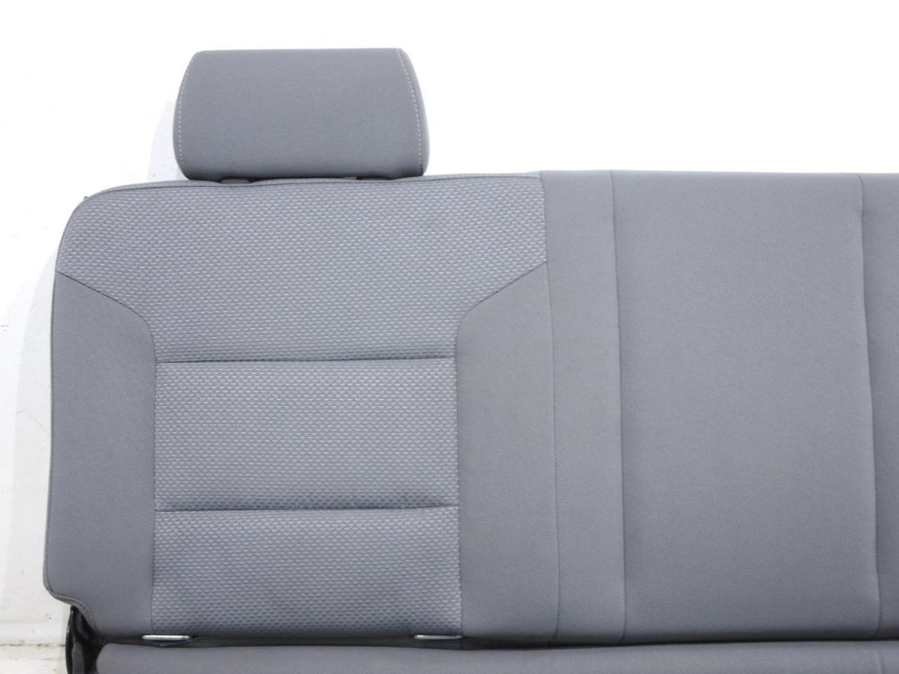 2014 - 2018 Chevrolet Silverado Rear Seats Grey Cloth Extended Cab #584i | Picture # 3 | OEM Seats