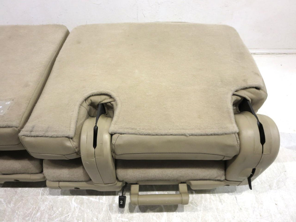 2007 - 2014 Chevy Tahoe Suburban 3rd Row Seat Tan Leather #593I | Picture # 14 | OEM Seats