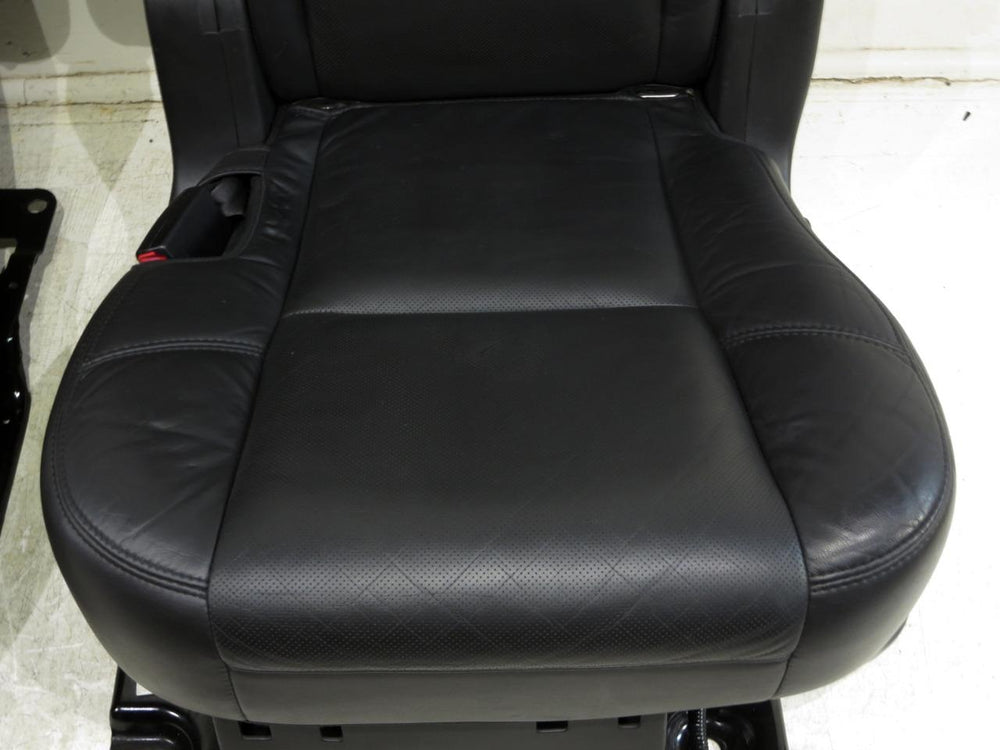 2007 - 2014 Cadillac Escalade Tahoe Rear Bucket Seats, Black Leather #606I | Picture # 8 | OEM Seats