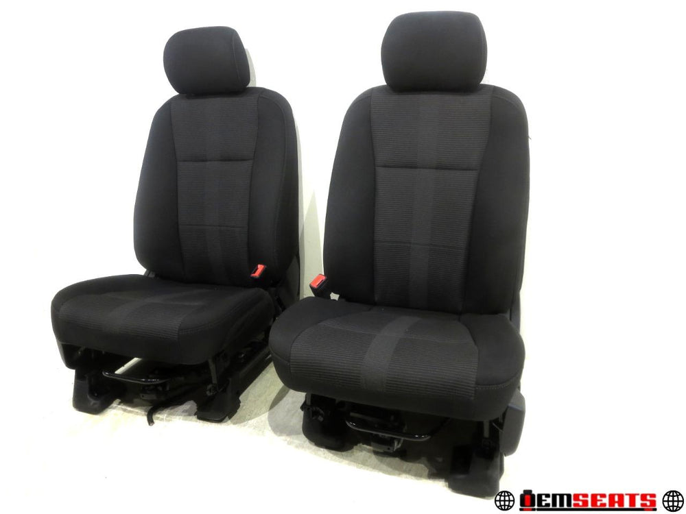 2015 - 2021 Ford F150 & Super Duty Seats, Black Cloth #604i | Picture # 1 | OEM Seats