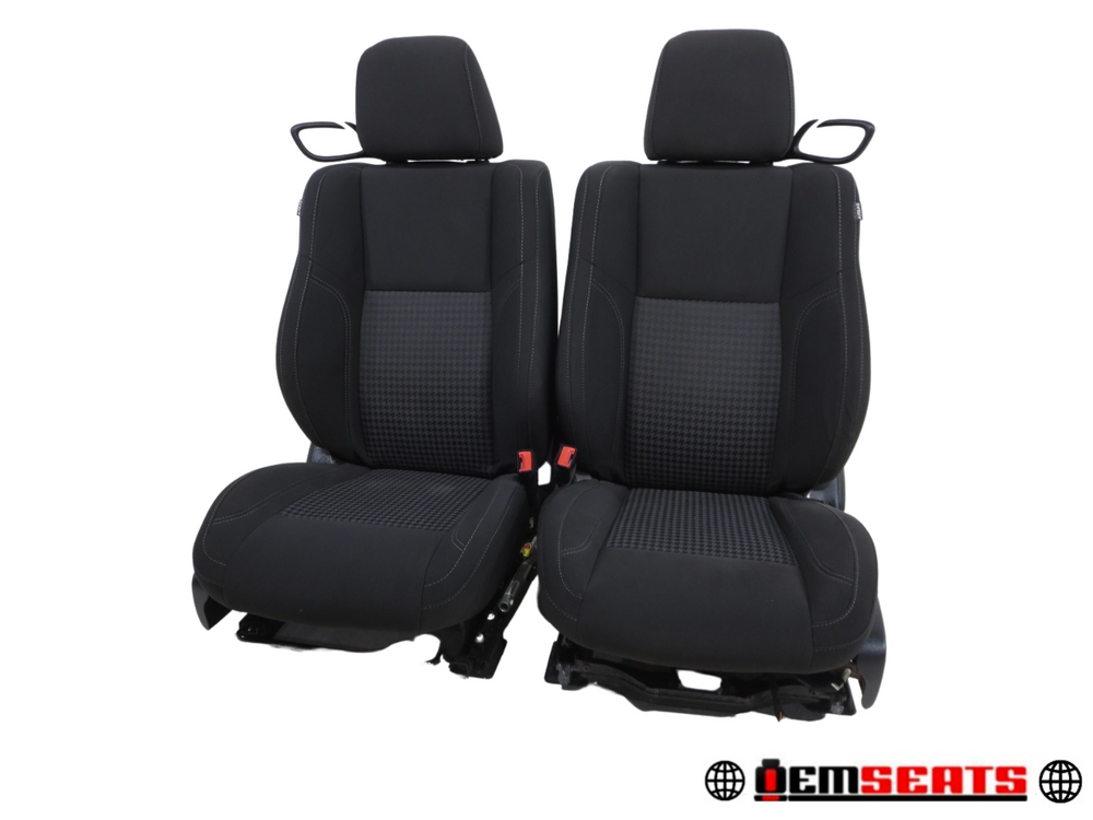 2007 - 2023 Dodge Challenger Seats Black Cloth #616i | Picture # 1 | OEM Seats
