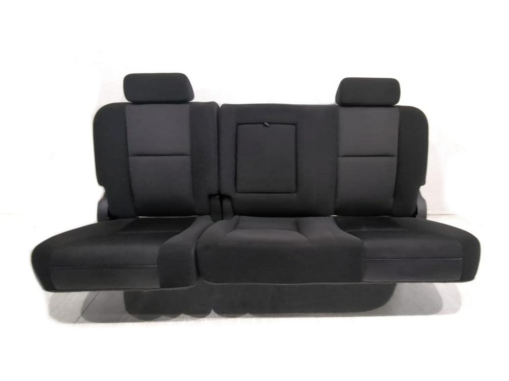 2007 - 2013 Chevy Silverado Sierra Rear Seat, Black Cloth #627i | Picture # 9 | OEM Seats