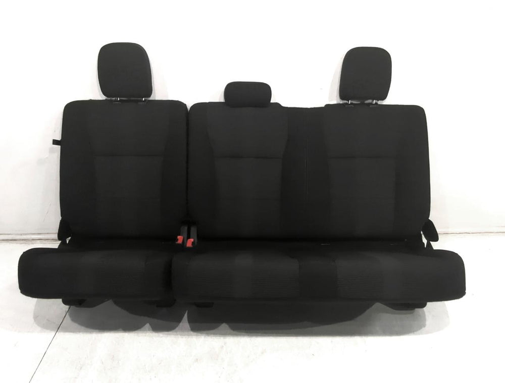 2015 - 2024 Ford F150 & Super Duty Rear Seats, Extended Cab Black Cloth #630i | Picture # 11 | OEM Seats