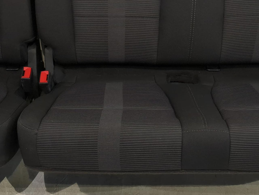2015 - 2024 Ford F150 & Super Duty Rear Seats, Extended Cab Black Cloth #630i | Picture # 10 | OEM Seats