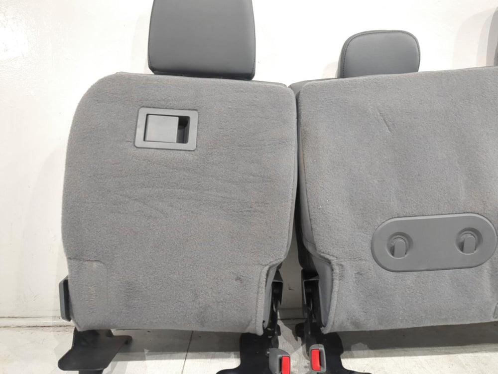 2009 - 2014 Ford F150 Rear Seat, Crew Cab Gray Leather #634i | Picture # 9 | OEM Seats