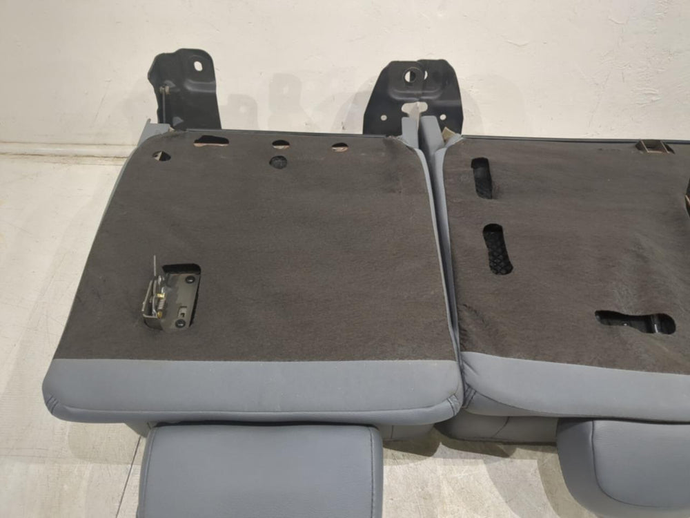2009 - 2014 Ford F150 Rear Seat, Crew Cab Gray Leather #635i | Picture # 13 | OEM Seats
