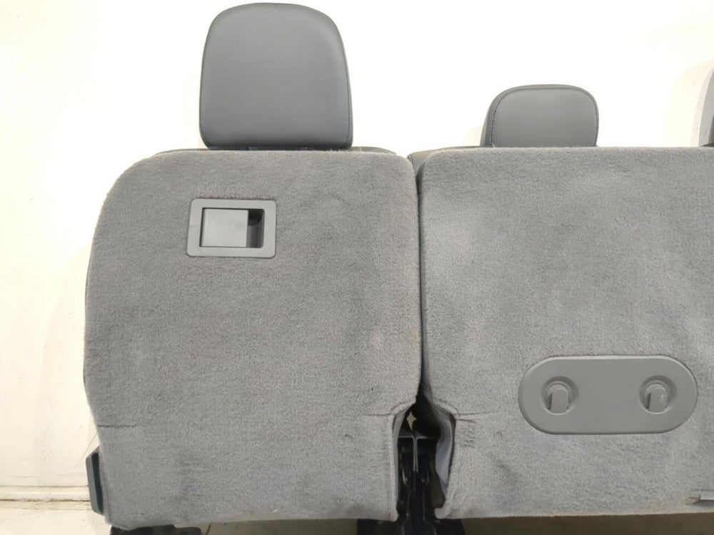 2009 - 2014 Ford F150 Rear Seat, Crew Cab Gray Leather #635i | Picture # 9 | OEM Seats
