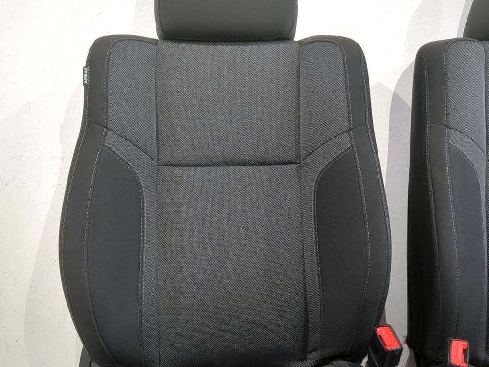2011 - 2023 Chrysler 300 Dodge Charger Seats, Black Cloth, Heated, #639i | Picture # 5 | OEM Seats