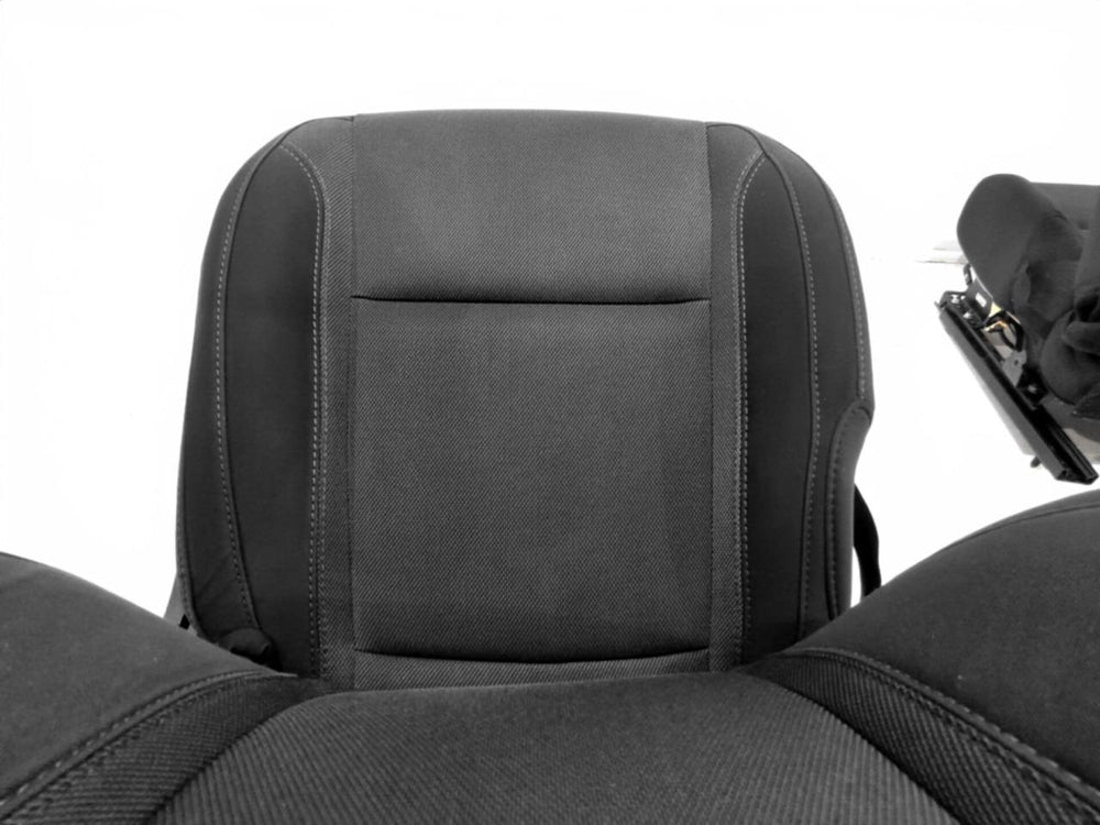 2011 - 2023 Chrysler 300 Dodge Charger Seats, Black Cloth, #640i | Picture # 9 | OEM Seats