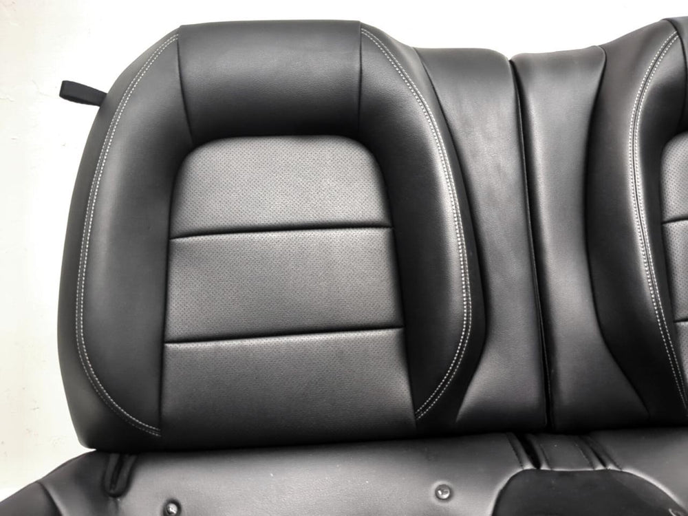 2015 - 2022 Ford Mustang Rear Seats Black Leather #643i | Picture # 3 | OEM Seats