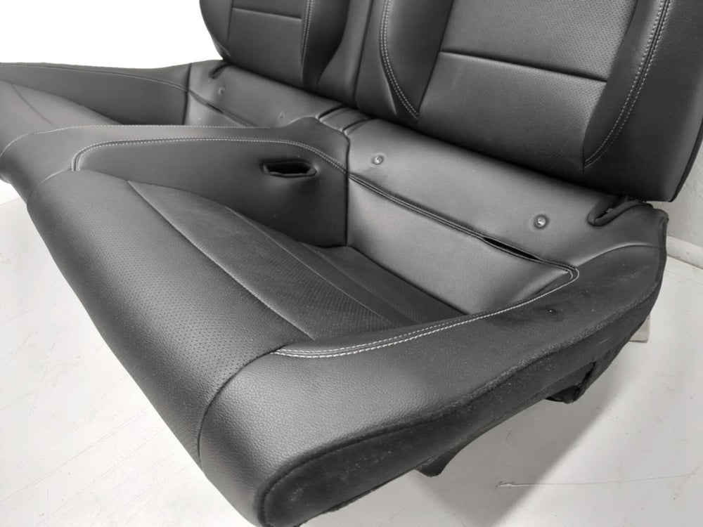 2015 - 2022 Ford Mustang Rear Seats Black Leather #643i | Picture # 8 | OEM Seats
