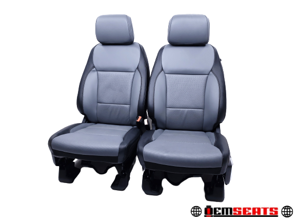2021 - 2024 Ford F150 Lightning OEM Front Seats Gray Medium Dark Slate #651i | Picture # 1 | OEM Seats