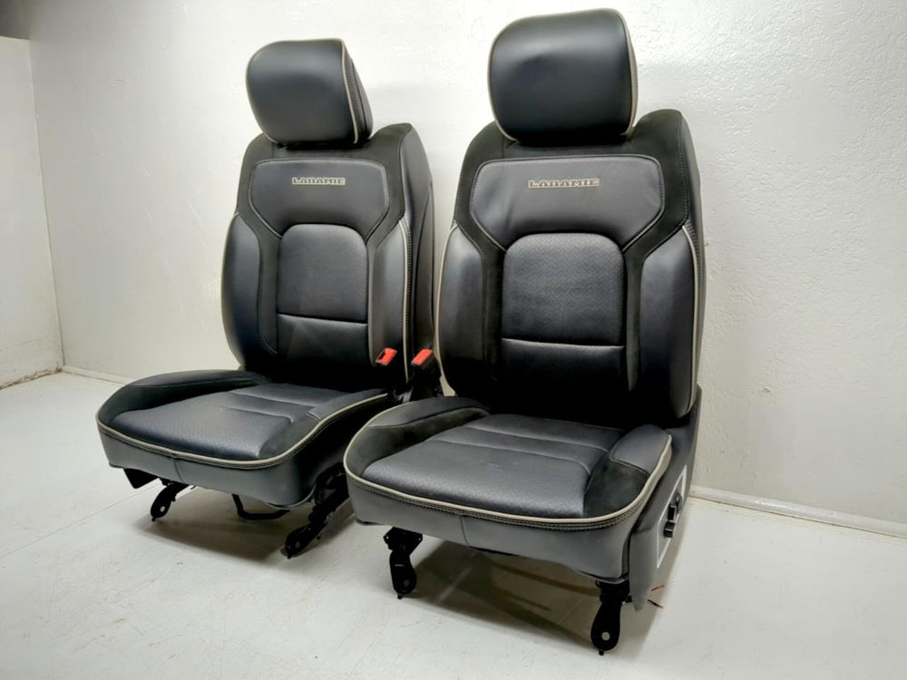 2019 - 2023 Dodge Ram Seats, Laramie 1500, Black Leather #654i | Picture # 13 | OEM Seats