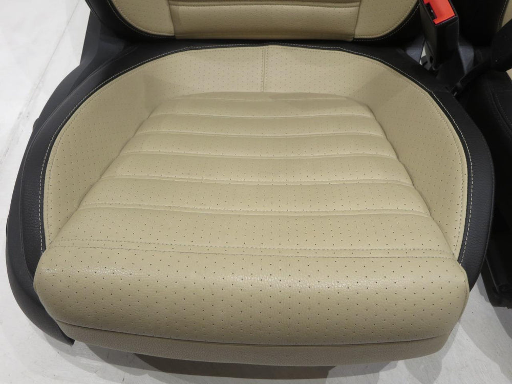 2008 - 2016 Black w/ Desert-Beige VW CC Front Seats  #327i | Picture # 3 | OEM Seats