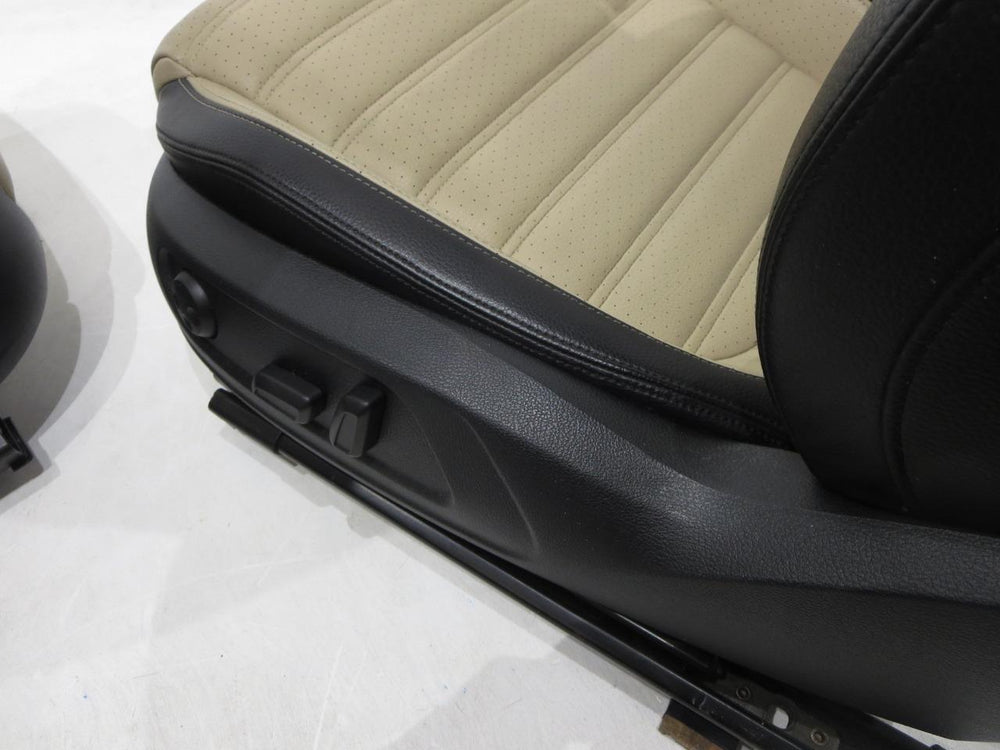 2008 - 2016 Black w/ Desert-Beige VW CC Front Seats  #327i | Picture # 10 | OEM Seats