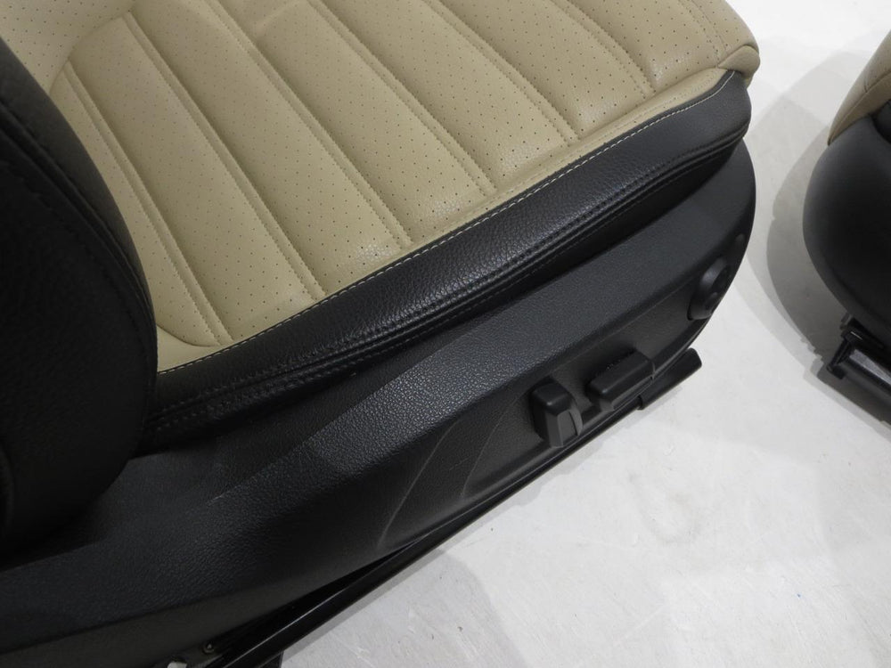 2008 - 2016 Black w/ Desert-Beige VW CC Front Seats  #327i | Picture # 9 | OEM Seats