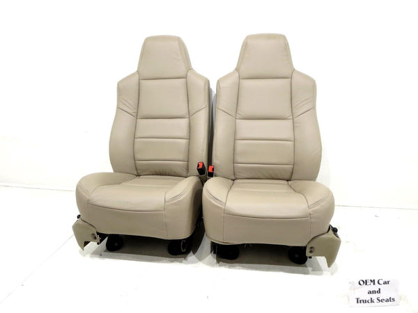 2007 Tan Ford Super Duty New Katzkin Seats 