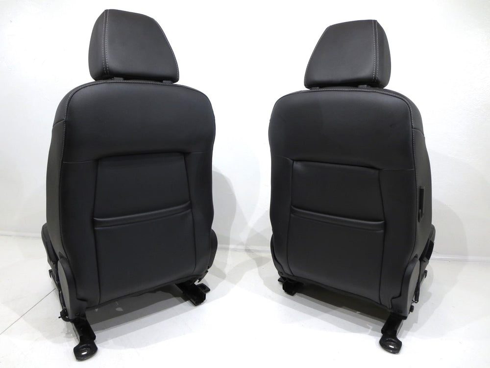 2011 - 2018 Ford Focus Front Seats Black Leather with White Stitching #9971k | Picture # 13 | OEM Seats