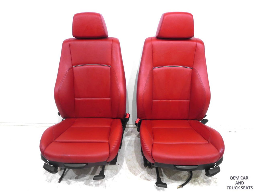 2012 - 2015 BMW X1 Seats, Coral Red Nevada Leather, #906i | Picture # 1 | OEM Seats
