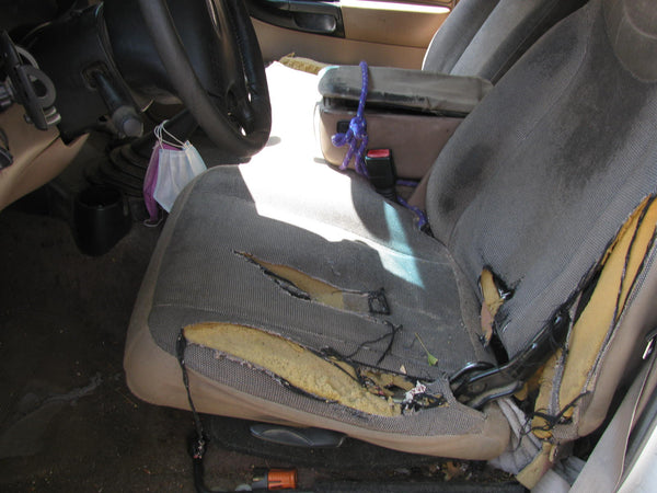 Ford Ranger Driver Seat - Worn Out (Before) 