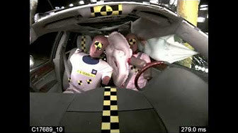 Crash test dummies with center airbag