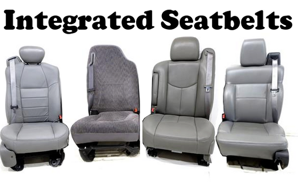 Seat covers for seats with integrated seat online belts