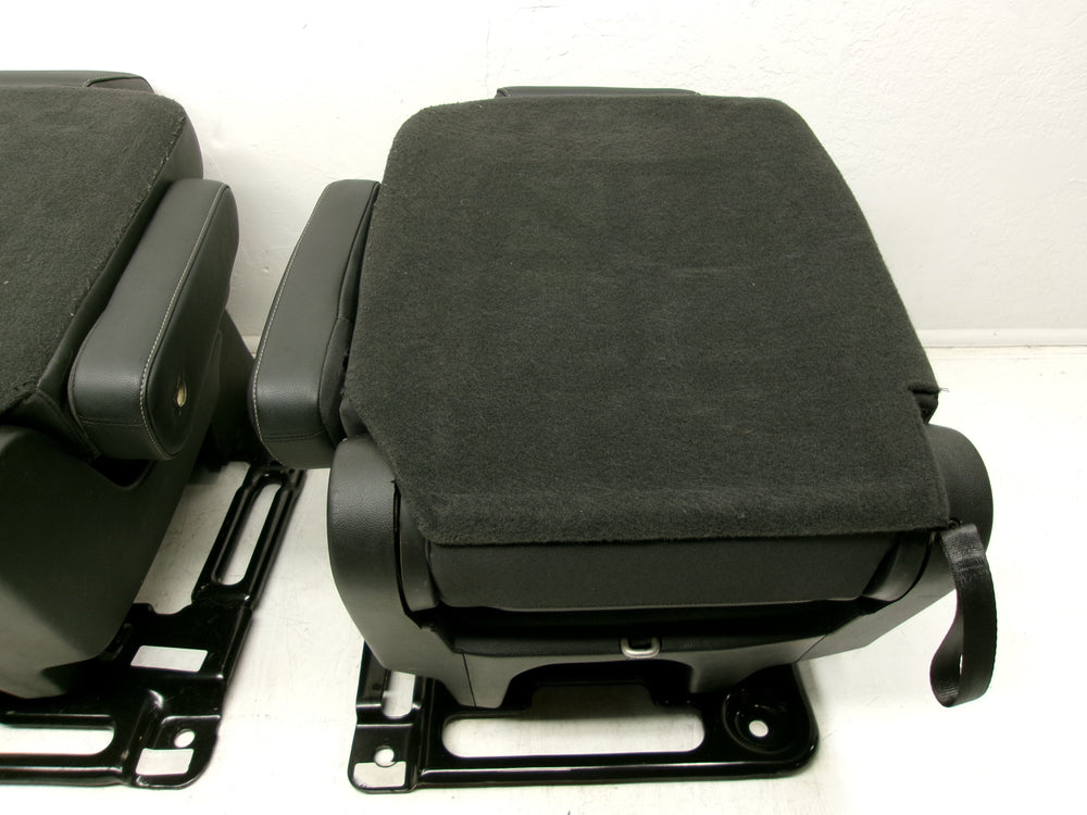 2015 - 2020 Yukon XL Chevy Suburban 2nd Row Bucket Rear Seats Black Leather #0626 | Picture # 15 | OEM Seats