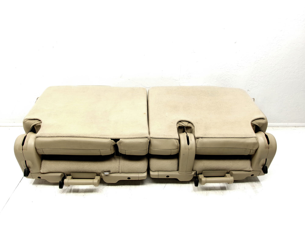 2007 - 2014 GMC Yukon Chevy Suburban Tahoe 3rd Row Seats Tan Leather #0627 | Picture # 13 | OEM Seats