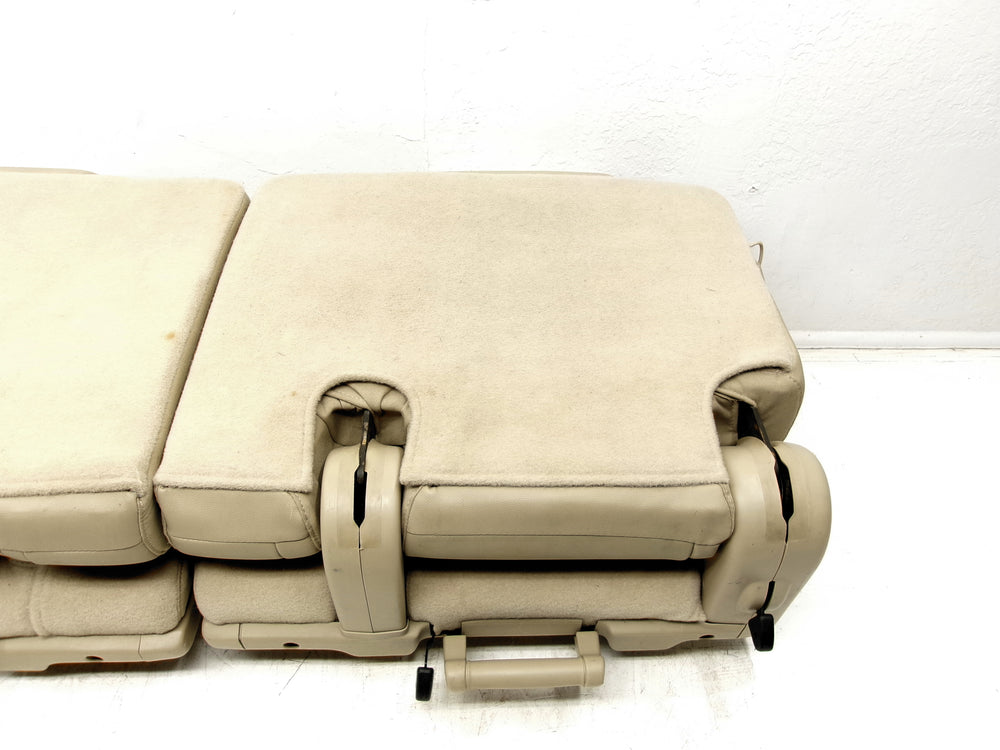 2007 - 2014 GMC Yukon Chevy Suburban Tahoe 3rd Row Seats Tan Leather #0627 | Picture # 15 | OEM Seats