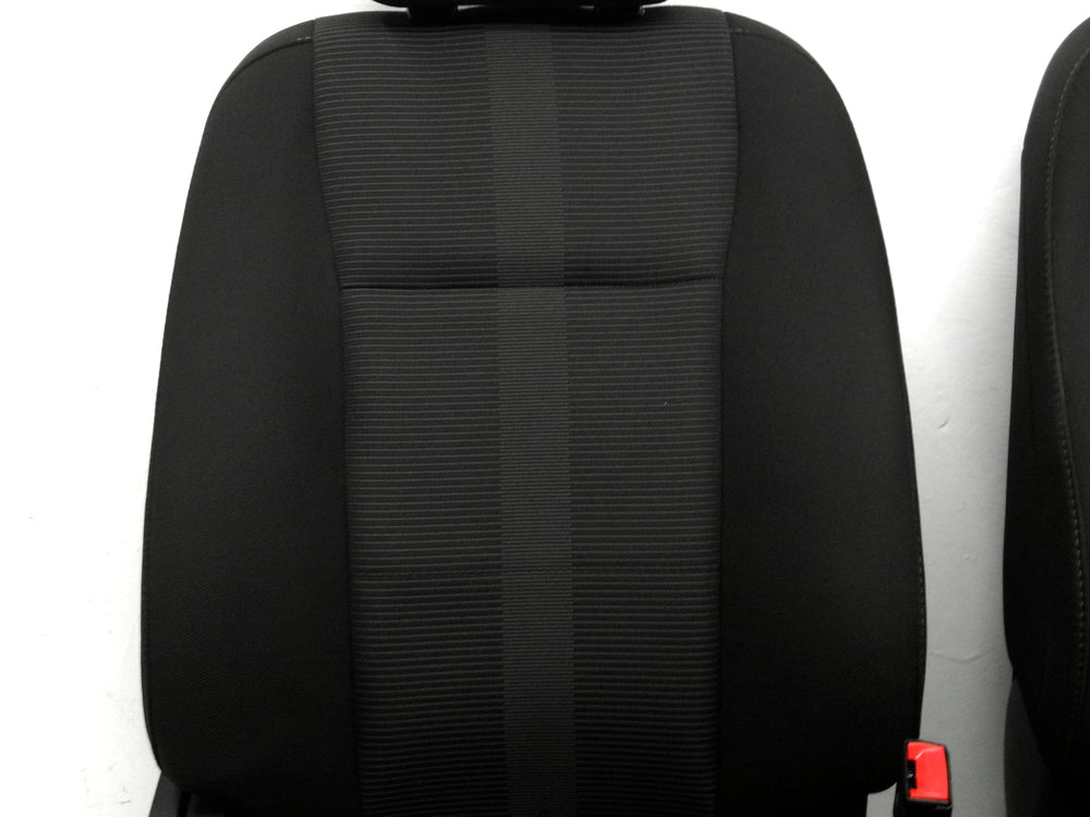 2015 - 2020 Ford Super Duty & F150 Seats Black Cloth XL #0289 | Picture # 3 | OEM Seats