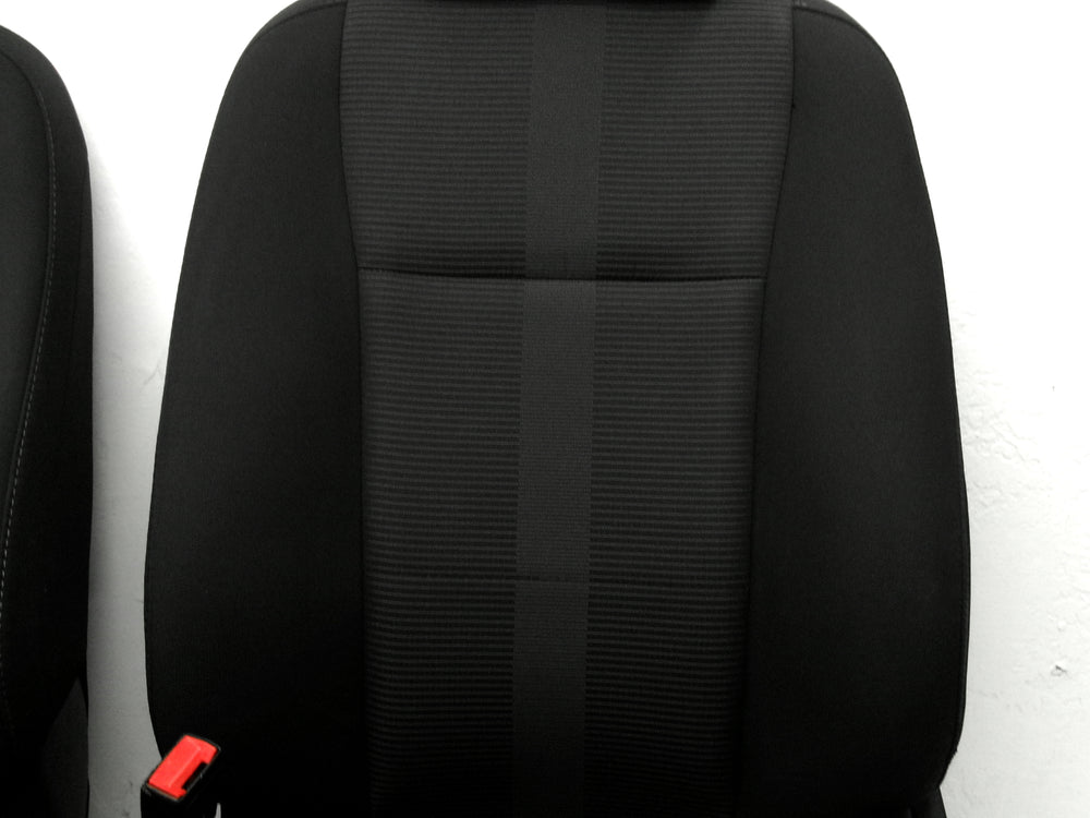 2015 - 2020 Ford Super Duty & F150 Seats Black Cloth XL #0289 | Picture # 4 | OEM Seats