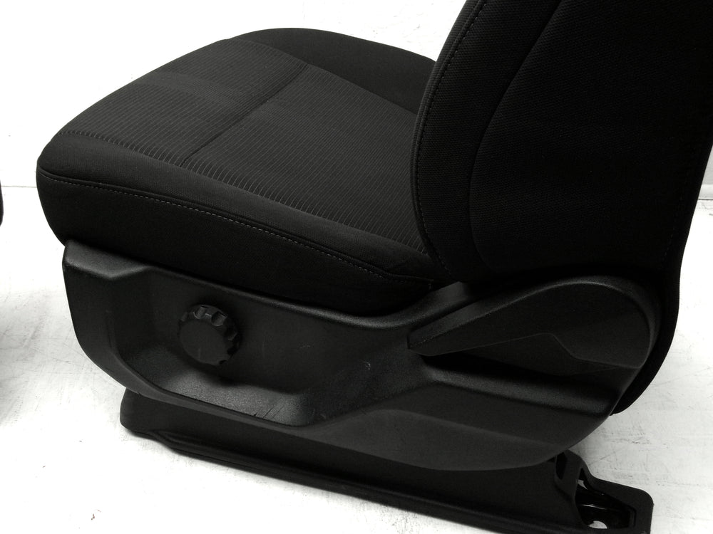 2015 - 2020 Ford Super Duty & F150 Seats Black Cloth XL #0289 | Picture # 10 | OEM Seats