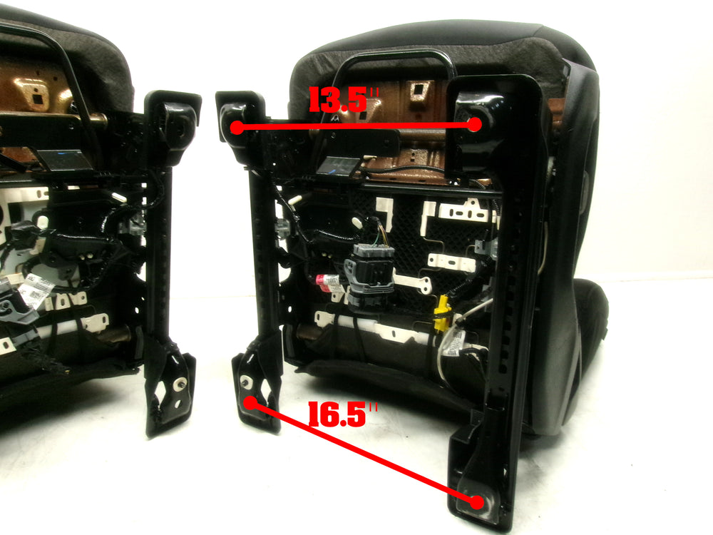 2015 - 2020 Ford Super Duty & F150 Seats Black Cloth XL #0289 | Picture # 13 | OEM Seats