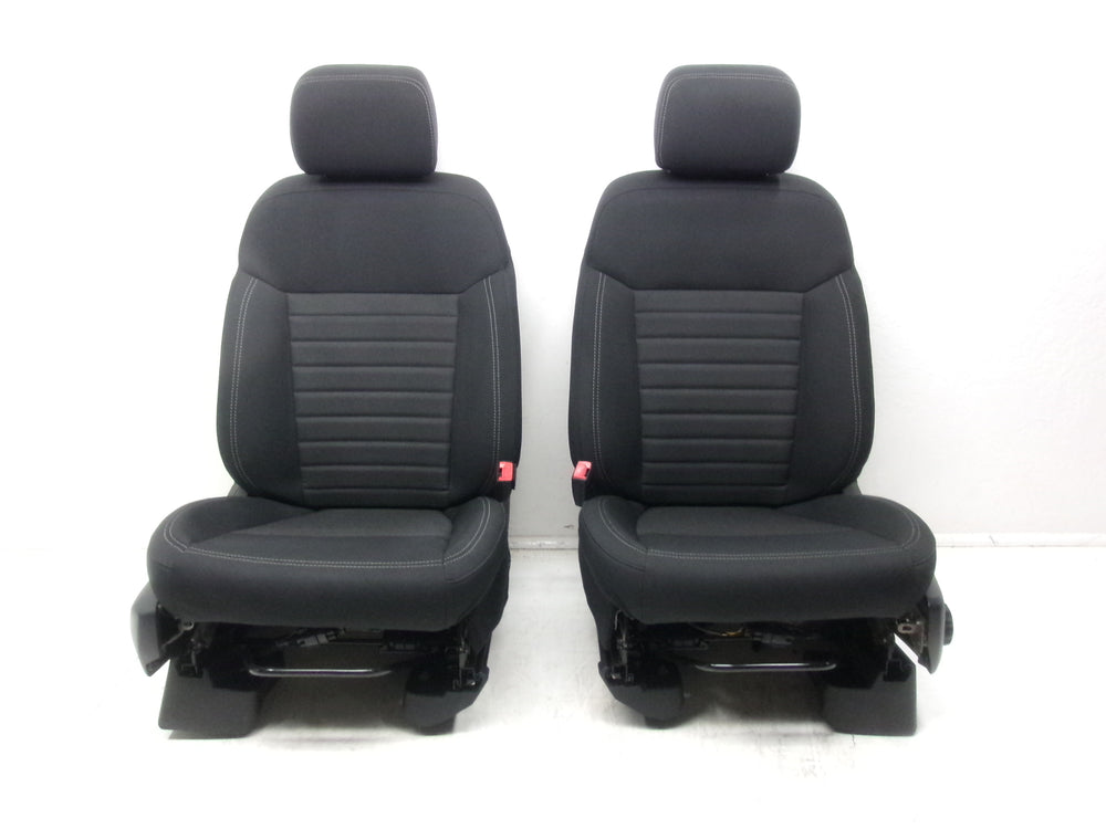 2019 - 2024 Ford Ranger Seats, Manual Black Cloth XLT #0284 | Picture # 4 | OEM Seats
