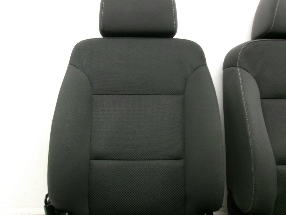 2014 - 2019 GMC Sierra Chevy Silverado Seats, Black Cloth Powered #0286 | Picture # 5 | OEM Seats
