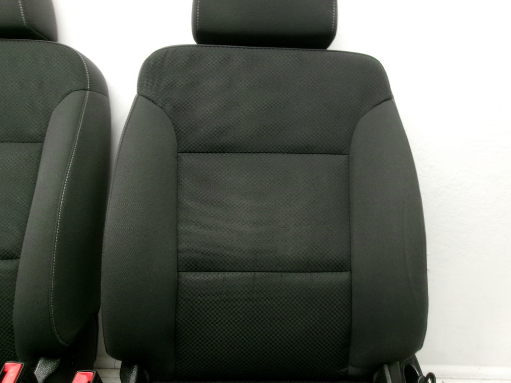 2014 - 2019 GMC Sierra Chevy Silverado Seats, Black Cloth Powered #0286 | Picture # 6 | OEM Seats