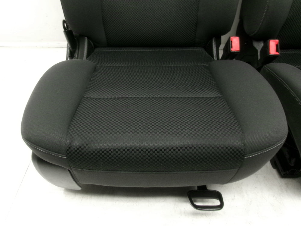 2014 - 2019 GMC Sierra Chevy Silverado Seats, Black Cloth Powered #0286 | Picture # 7 | OEM Seats