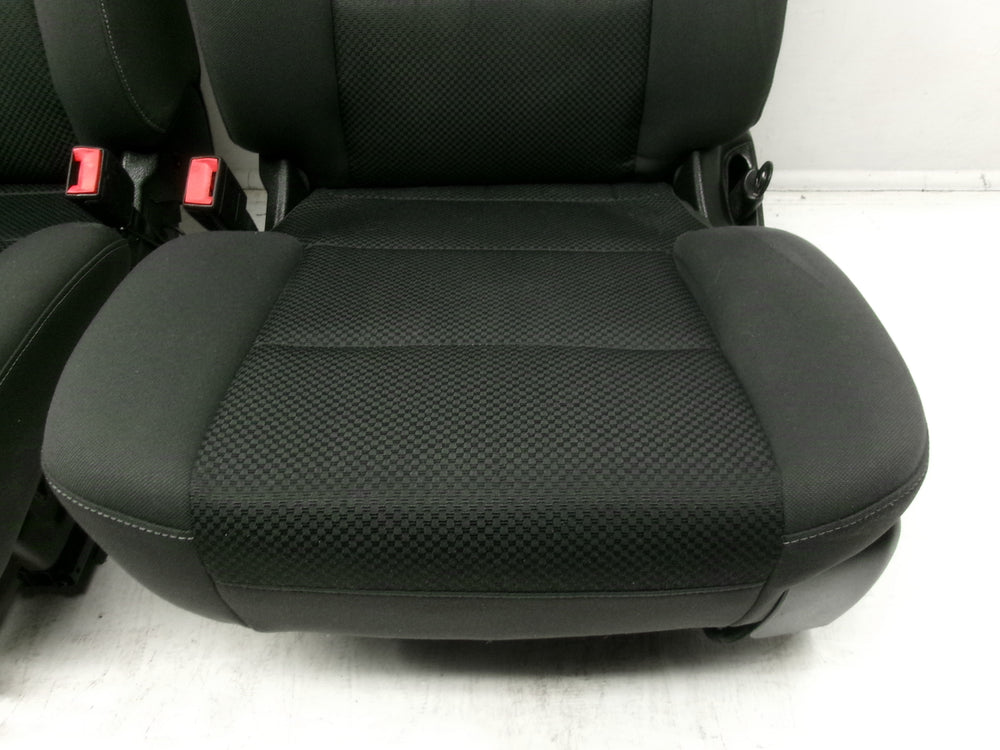 2014 - 2019 GMC Sierra Chevy Silverado Seats, Black Cloth Powered #0286 | Picture # 8 | OEM Seats