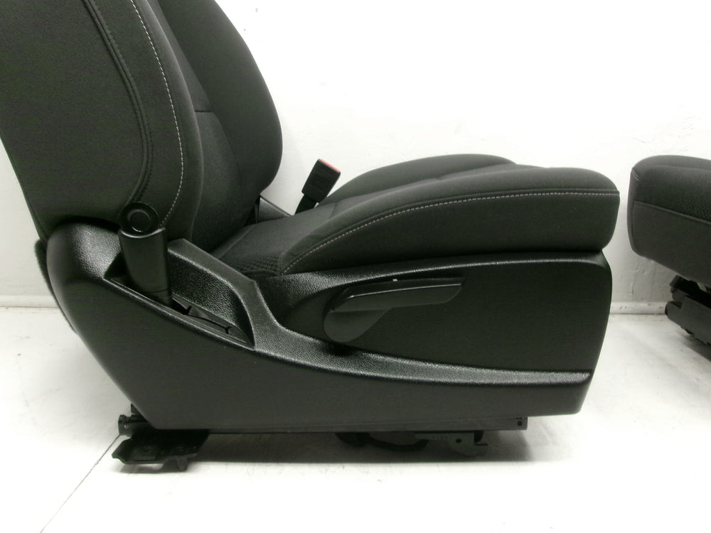 2014 - 2019 GMC Sierra Chevy Silverado Seats, Black Cloth Powered #0286 | Picture # 11 | OEM Seats