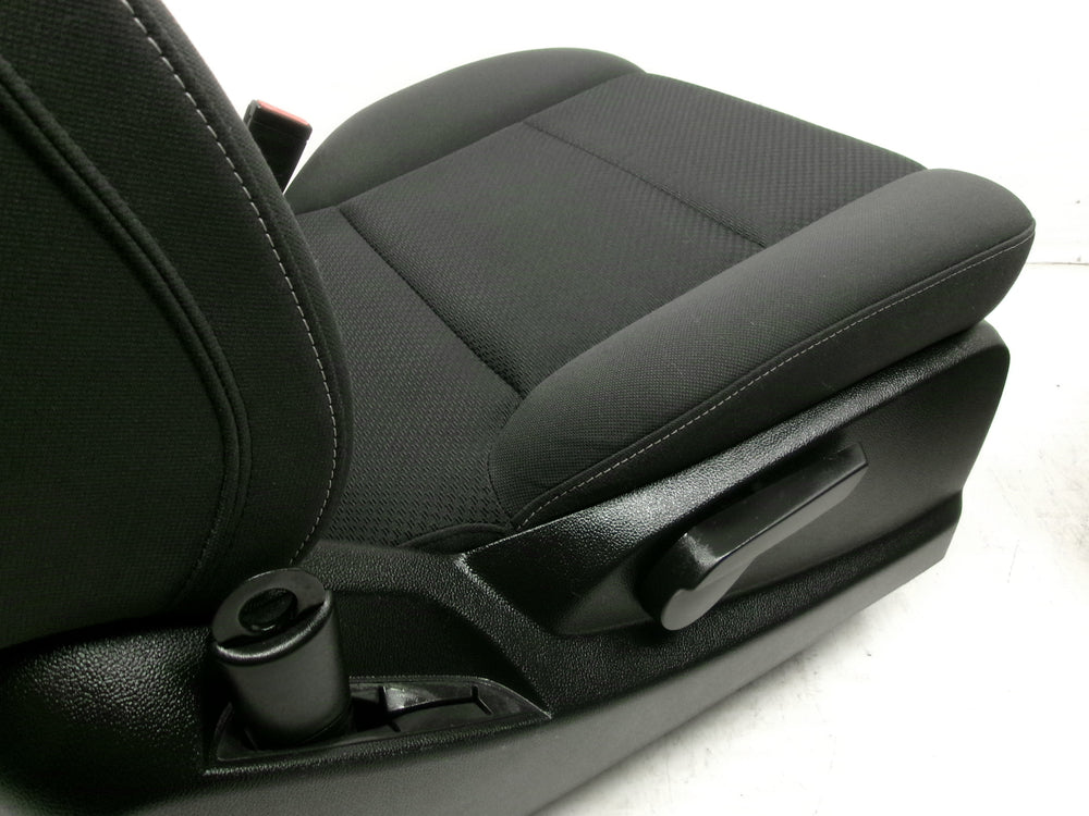 2014 - 2019 GMC Sierra Chevy Silverado Seats, Black Cloth Powered #0286 | Picture # 13 | OEM Seats