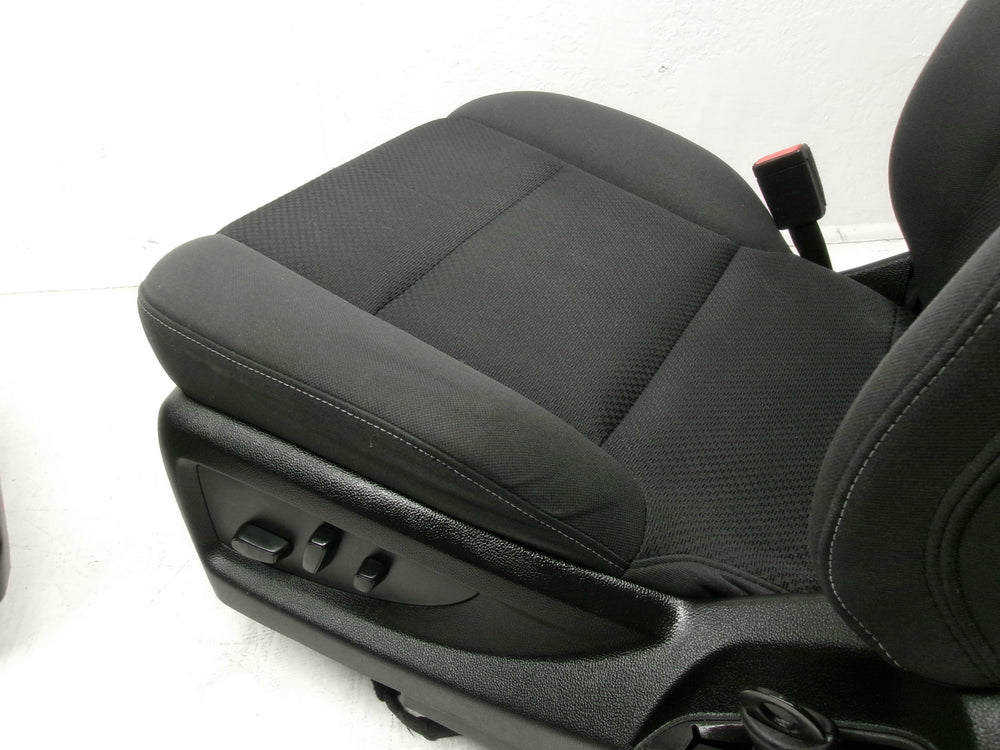 2014 - 2019 GMC Sierra Chevy Silverado Seats, Black Cloth Powered #0286 | Picture # 14 | OEM Seats