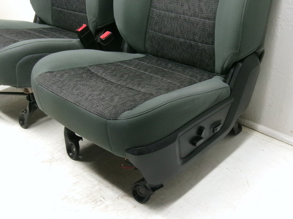 2009 - 2018 Dodge Ram Seats Gray Cloth Power #0281 | Picture # 9 | OEM Seats