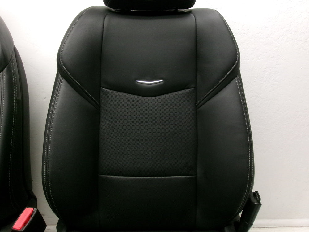 2013 - 2018 Cadillac ATS Seats Sedan Black Leather Heated #1299 | Picture # 5 | OEM Seats