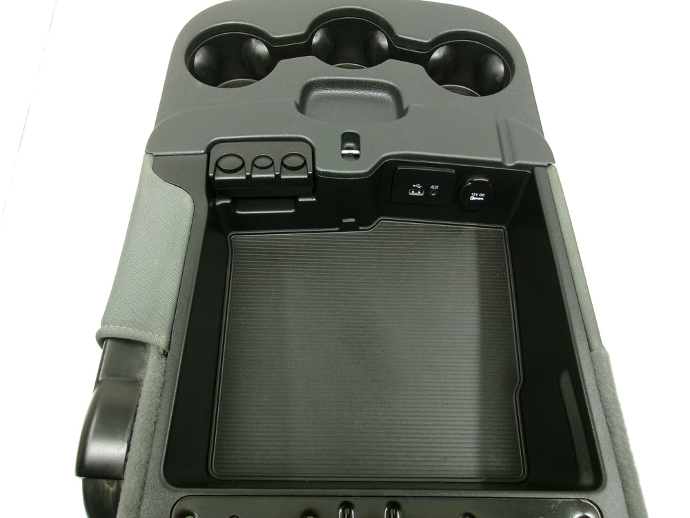2009 - 2018 Dodge Ram Jump Seat Gray Cloth w/ Top & Bottom Storage #1255 | Picture # 6 | OEM Seats