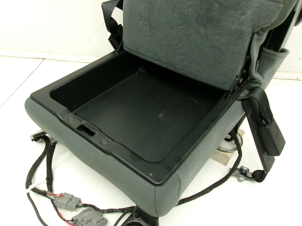 2009 - 2018 Dodge Ram Jump Seat Gray Cloth w/ Top & Bottom Storage #1255 | Picture # 12 | OEM Seats