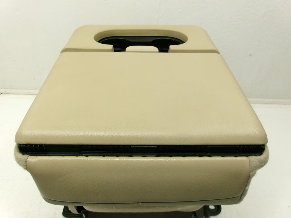 2008 - 2010 Ford Super Duty F250 Jump Seat Console Camel Tan Leather #1261 | Picture # 6 | OEM Seats